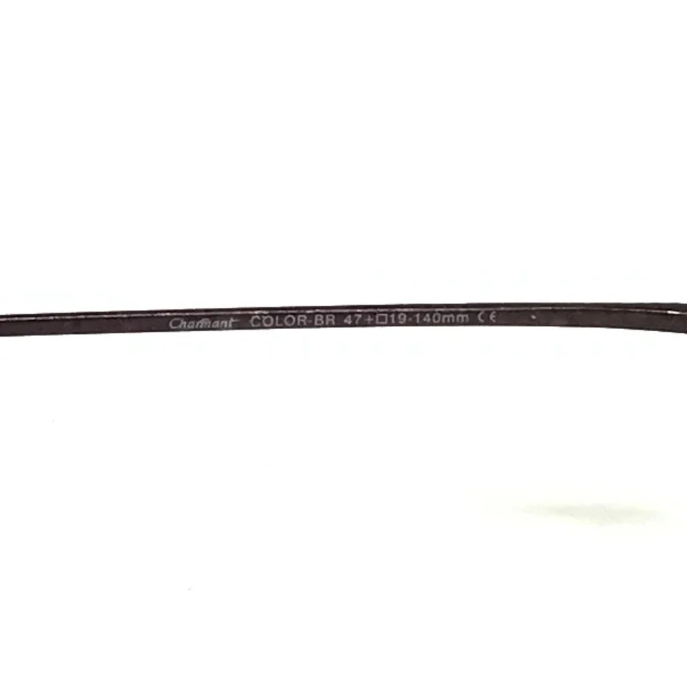 Charmant Eyeglasses Frames CH85722 COLOR BR Brown Rectangular Full Rim 47-19-140